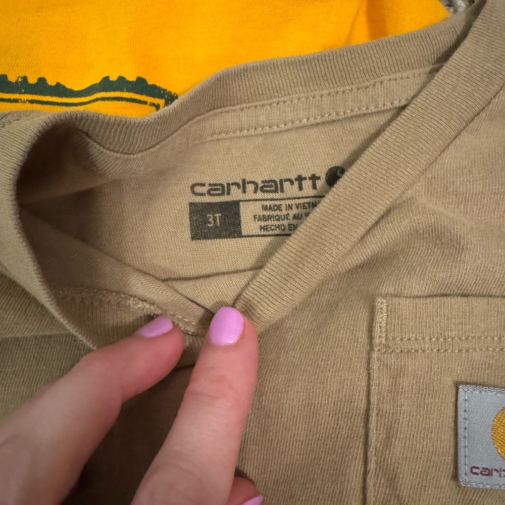 3t toddler Carhartt long sleeve shirts - Picture 3 of 5